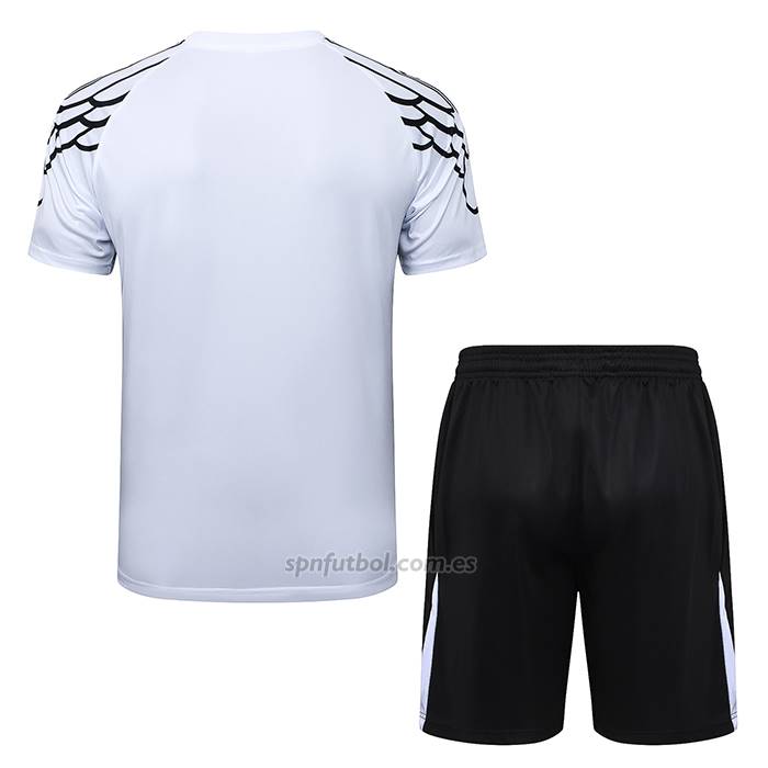 Chandal del Paris Saint-Germain Jordan Manga Corta 2025-2026 Blanco - Pantalon Corto